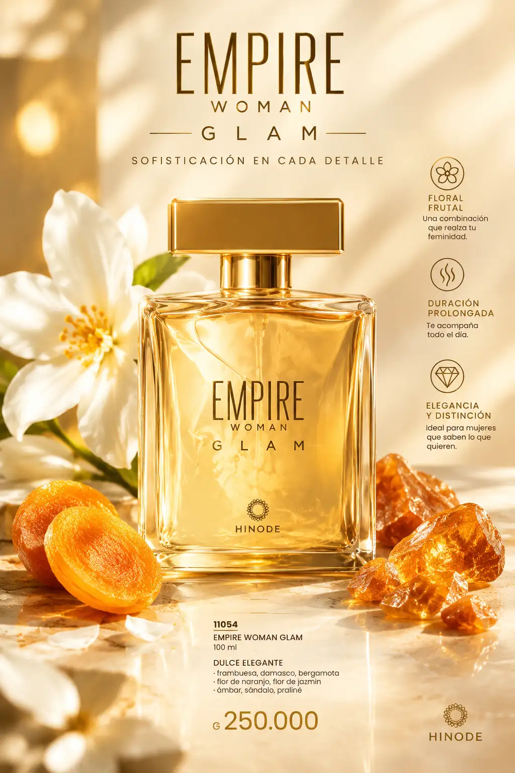Empire Woman Glam desodorante colonia, nuevo lanzamiento OLIVIER GOLD